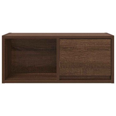 vidaXL Έπιπλο Τηλεόρασης καφέ δρυς 60x31x25,5cm Επεξεργασμένο Ξύλο
