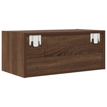vidaXL Έπιπλο Τηλεόρασης καφέ δρυς 60x31x25,5cm Επεξεργασμένο Ξύλο