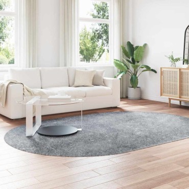 vidaXL Χαλί Shaggy με Ψηλό Πέλος NAVARRA Ασημί Γκρι 300x200cm