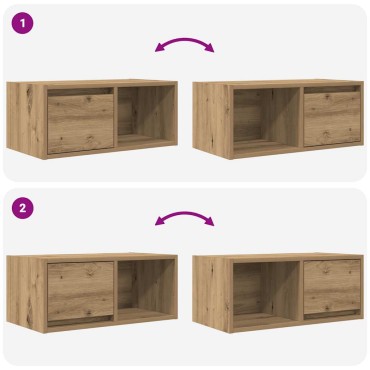 vidaXL Έπιπλο Τηλεόρασης 60x31x25,5cm Επεξεργασμένο Ξύλο