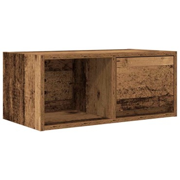 vidaXL Έπιπλο Τηλεόρασης Παλιό ξύλο 60x31x25,5cm Επεξεργασμένο Ξύλο