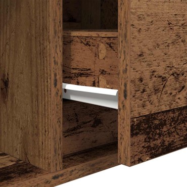 vidaXL Έπιπλο Τηλεόρασης Παλιό ξύλο 60x31x25,5cm Επεξεργασμένο Ξύλο