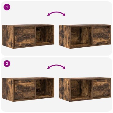 vidaXL Έπιπλο Τηλεόρασης 60x31x25,5cm Επεξεργασμένο Ξύλο
