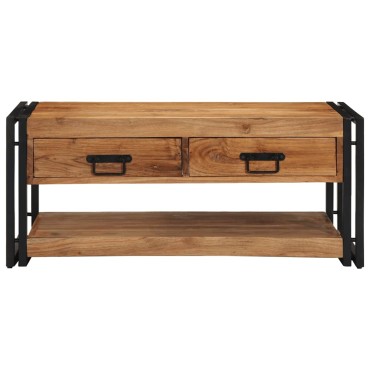 vidaXL Τραπεζάκι σαλονιού 90x50x38cm μασίφ ξύλο ακακίας 1 τεμ.