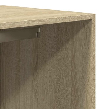 vidaXL Ντουλάπα Χρώμα Sonoma Δρυς 80x50x200cm από Επεξ. Ξύλο 1 τεμ.