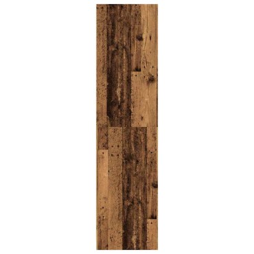 vidaXL Ντουλάπα Όψη Παλαιού Ξύλου 80x50x200cm από Επεξεργασμένο Ξύλο 1 τεμ.