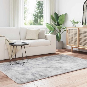 vidaXL Χαλί Shaggy με Ψηλό Πέλος NAVARRA Ανοιχτό Γκρι 130x200cm