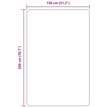 vidaXL Χαλί Shaggy με Ψηλό Πέλος NAVARRA Μπεζ 130x200cm πολυεστέρας