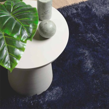 vidaXL Χαλί Shaggy με Ψηλό Πέλος NAVARRA Ναυτικό 160x230cm
