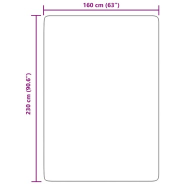 vidaXL Χαλί Shaggy με Ψηλό Πέλος NAVARRA Σκ. Ροζ 160x230cm