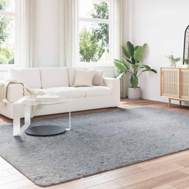 vidaXL Χαλί Shaggy με Ψηλό Πέλος NAVARRA Ασημί Γκρι 240x340cm