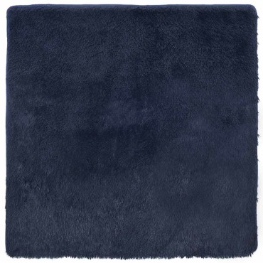 vidaXL Χαλί Shaggy με Ψηλό Πέλος NAVARRA Ναυτικό 200x200cm