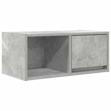 vidaXL Έπιπλο Τηλεόρασης Γκρι μπετόν 60x31x25,5cm Επεξεργασμένο Ξύλο