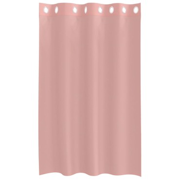 vidaXL Κουρτίνες Voile με ροδέλες 2 τεμάχια Ροζ 140x175cm