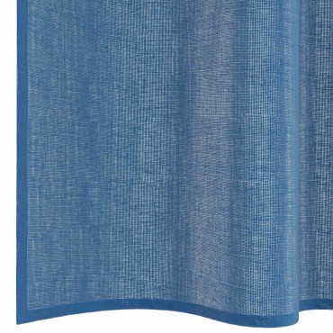 vidaXL Κουρτίνες Voile με βρόχους 2 τεμάχια Μπλε Ρουά 140x245cm