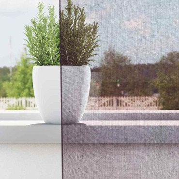 vidaXL Κουρτίνες Voile με ροδέλες 2 τεμάχια Μοβ 140x225cm