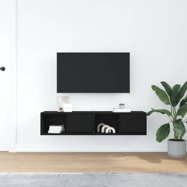 vidaXL Έπιπλα Τηλεόρασης 2 τεμ. 60x31x25,5cm Επεξεργασμένο Ξύλο