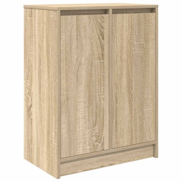 vidaXL Παπουτσοθήκη Sonoma Δρυς 57x34x76cm από Επεξεργασμένο Ξύλο