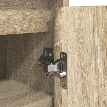 vidaXL Παπουτσοθήκη Sonoma Δρυς 57x34x76cm από Επεξεργασμένο Ξύλο