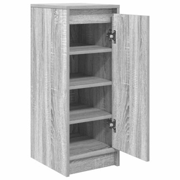 vidaXL Παπουτσοθήκη Γκρι Sonoma 29,5x34x76cm Επεξεργασμένο Ξύλο