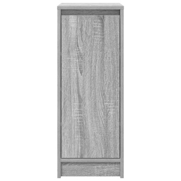 vidaXL Παπουτσοθήκη Γκρι Sonoma 29,5x34x76cm Επεξεργασμένο Ξύλο