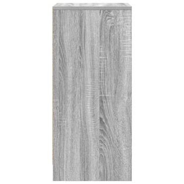 vidaXL Παπουτσοθήκη Γκρι Sonoma 29,5x34x76cm Επεξεργασμένο Ξύλο