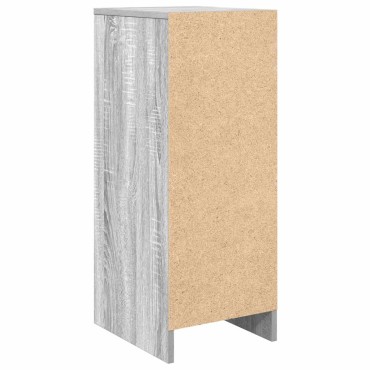 vidaXL Παπουτσοθήκη Γκρι Sonoma 29,5x34x76cm Επεξεργασμένο Ξύλο