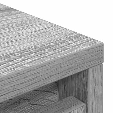 vidaXL Παπουτσοθήκη Γκρι Sonoma 29,5x34x76cm Επεξεργασμένο Ξύλο