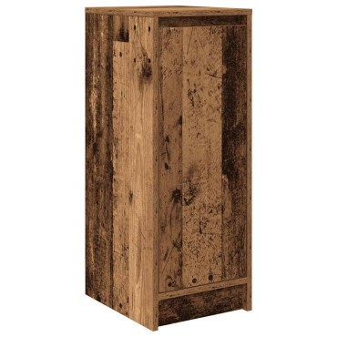 vidaXL Παπουτσοθήκη Όψη Παλαιού Ξύλου 29,5x34x76cm Επεξ. Ξύλο