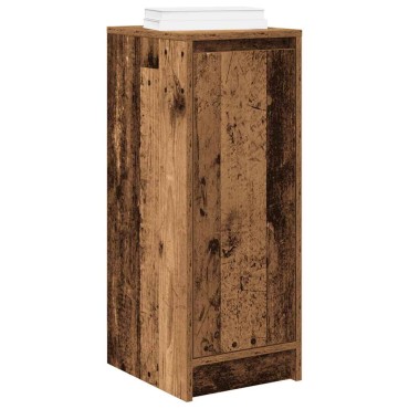 vidaXL Παπουτσοθήκη Όψη Παλαιού Ξύλου 29,5x34x76cm Επεξ. Ξύλο