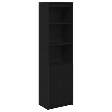 vidaXL Ντουλάπι Μαύρη δρυς 50x35x180cm από Επεξεργασμένο Ξύλο 1 τεμ.