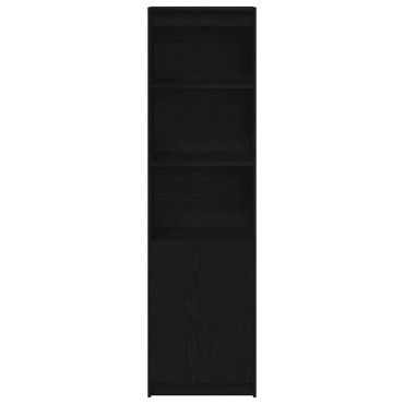 vidaXL Ντουλάπι Μαύρη δρυς 50x35x180cm από Επεξεργασμένο Ξύλο 1 τεμ.