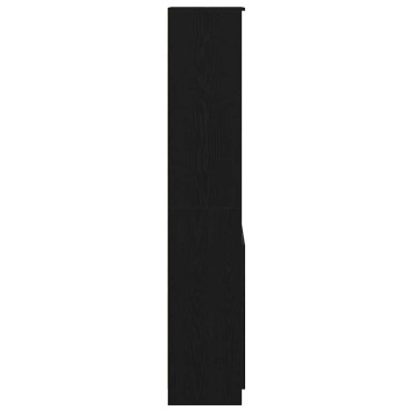vidaXL Ντουλάπι Μαύρη δρυς 50x35x180cm από Επεξεργασμένο Ξύλο 1 τεμ.