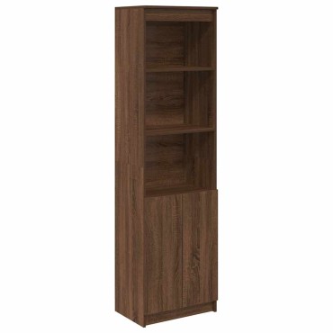 vidaXL Ντουλάπι Καφέ Δρυς 50x35x180cm από Επεξεργασμένο Ξύλο 1 τεμ.
