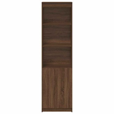 vidaXL Ντουλάπι Καφέ Δρυς 50x35x180cm από Επεξεργασμένο Ξύλο 1 τεμ.