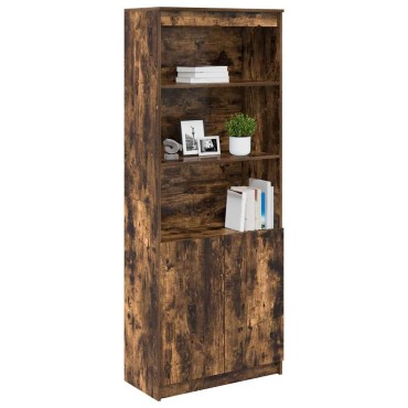 vidaXL Ντουλάπα Καπνιστή Δρυς 70x35x180cm από Επεξεργασμένο Ξύλο 1 τεμ.