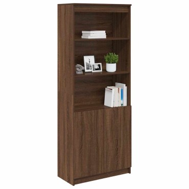 vidaXL Ντουλάπι Καφέ Δρυς 70x35x180cm από Επεξεργασμένο Ξύλο 1 τεμ.