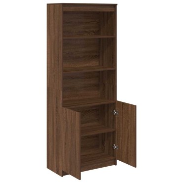 vidaXL Ντουλάπι Καφέ Δρυς 70x35x180cm από Επεξεργασμένο Ξύλο 1 τεμ.