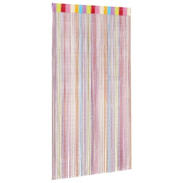 vidaXL Κουρτίνες με Κρόσσια 2 τεμ. Πολύχρωμες 140x250cm