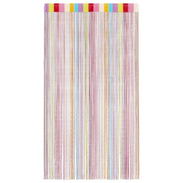 vidaXL Κουρτίνες με Κρόσσια 2 τεμ. Πολύχρωμες 140x250cm
