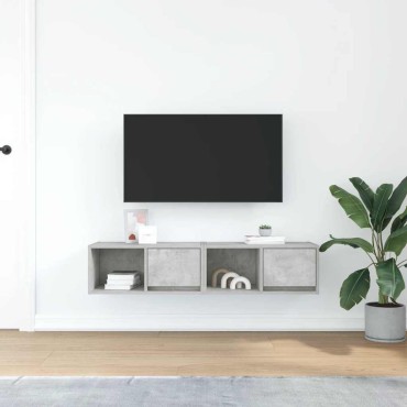 vidaXL Έπιπλα Τηλεόρασης 2 τεμ. 60x31x25,5cm Επεξεργασμένο Ξύλο