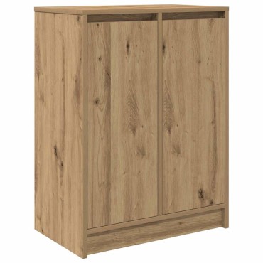 vidaXL Παπουτσοθήκη Τεχνίτης Δρυς 57x34x76cm από Επεξεργασμένο Ξύλο