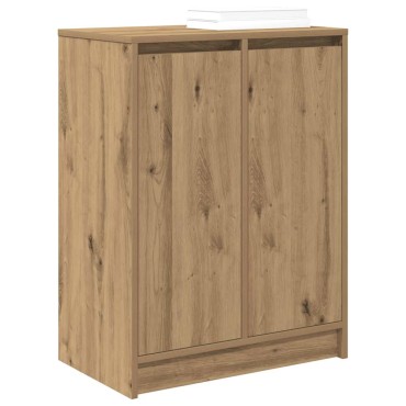 vidaXL Παπουτσοθήκη Τεχνίτης Δρυς 57x34x76cm από Επεξεργασμένο Ξύλο