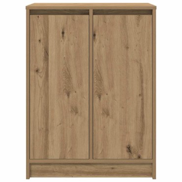 vidaXL Παπουτσοθήκη Τεχνίτης Δρυς 57x34x76cm από Επεξεργασμένο Ξύλο