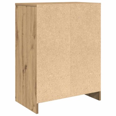 vidaXL Παπουτσοθήκη Τεχνίτης Δρυς 57x34x76cm από Επεξεργασμένο Ξύλο