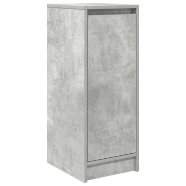 vidaXL Παπουτσοθήκη Γκρι Σκυροδέματος 29,5x34x76cm Επεξεργασμένο Ξύλο