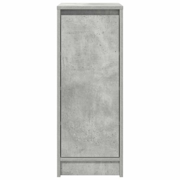 vidaXL Παπουτσοθήκη Γκρι Σκυροδέματος 29,5x34x76cm Επεξεργασμένο Ξύλο