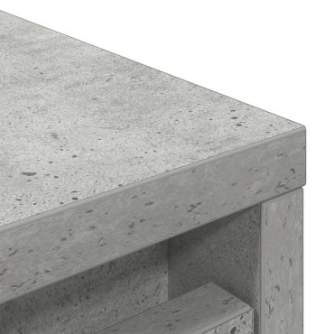 vidaXL Παπουτσοθήκη Γκρι Σκυροδέματος 29,5x34x76cm Επεξεργασμένο Ξύλο