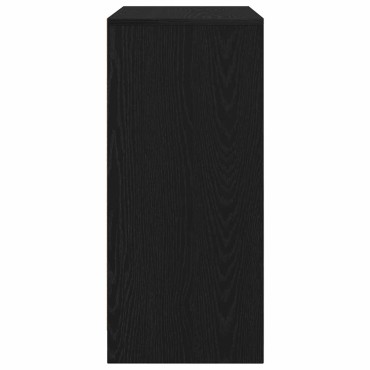 vidaXL Παπουτσοθήκη Μαύρη 57x34x76cm από Επεξεργασμένο Ξύλο
