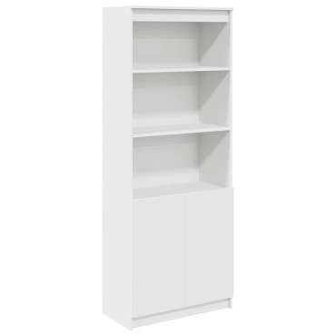 vidaXL Ντουλάπι Λευκό 70x35x180cm από Επεξεργασμένο Ξύλο 1 τεμ.